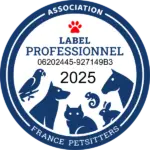 Label professionnel France Pet-sitter 2025